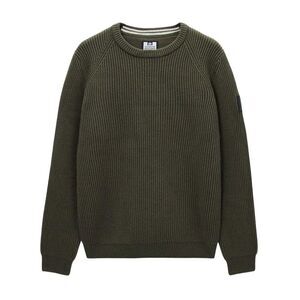 Weekend Offender Mens Morello Rib Knit Sweater / Green